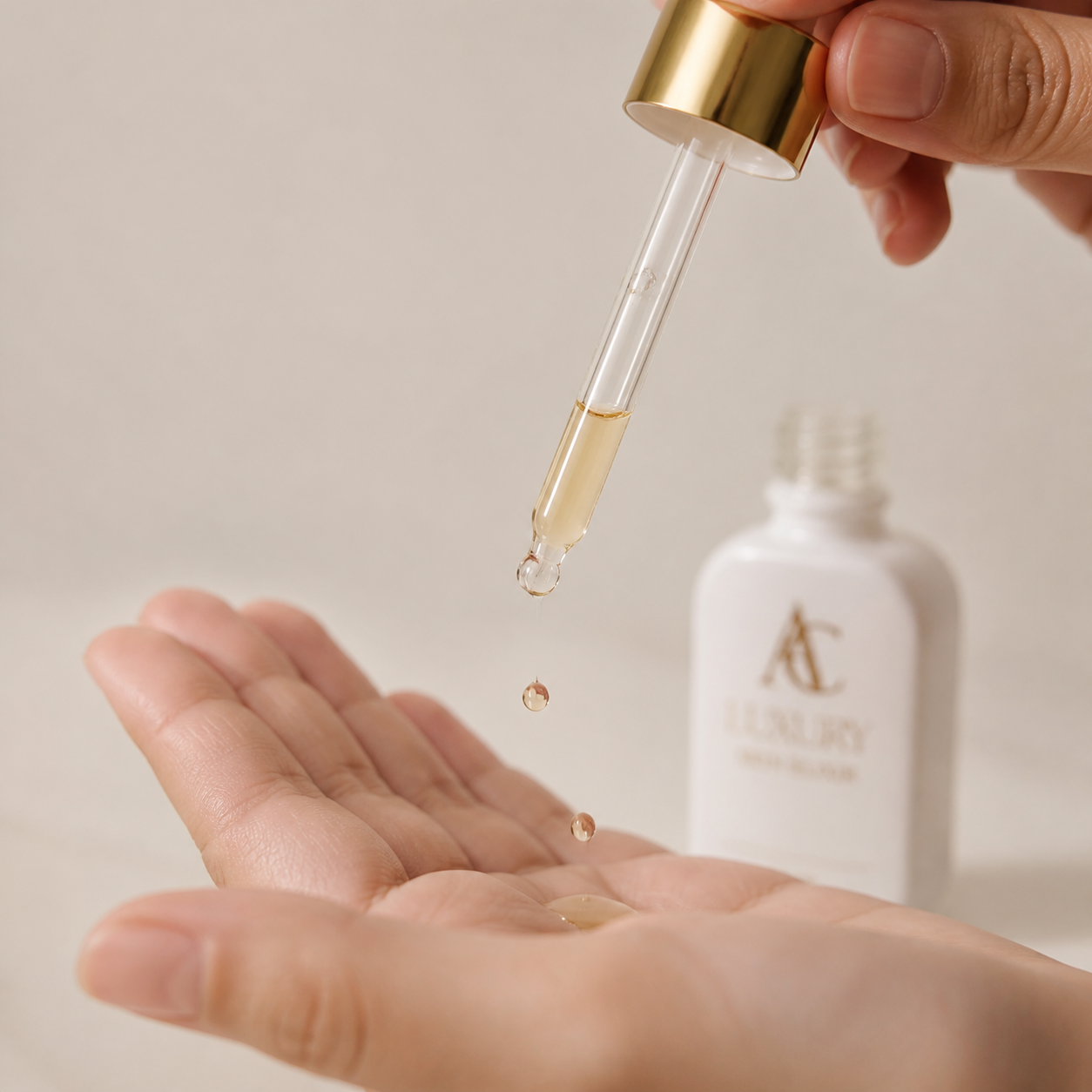 Twee tot drie druppels Luxury Skin Elixir